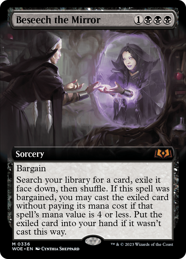 Beseech the Mirror (Extended Art) - Wilds of Eldraine: (Extended Art)