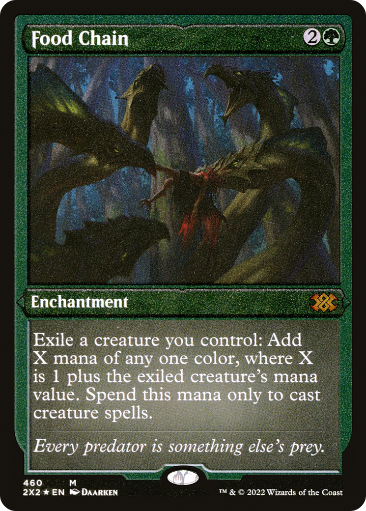 Food Chain (Foil Etched) [Double Masters 2022] Foil
