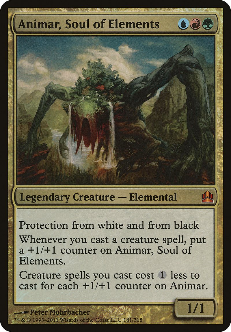 Animar, Soul of Elements (Commander) - Commander 2011 Oversized Foil