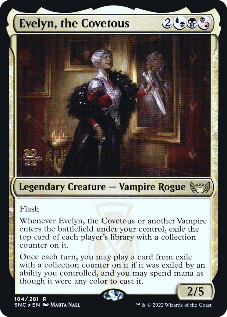 Evelyn, the Covetous [Streets of New Capenna Promos] Foil