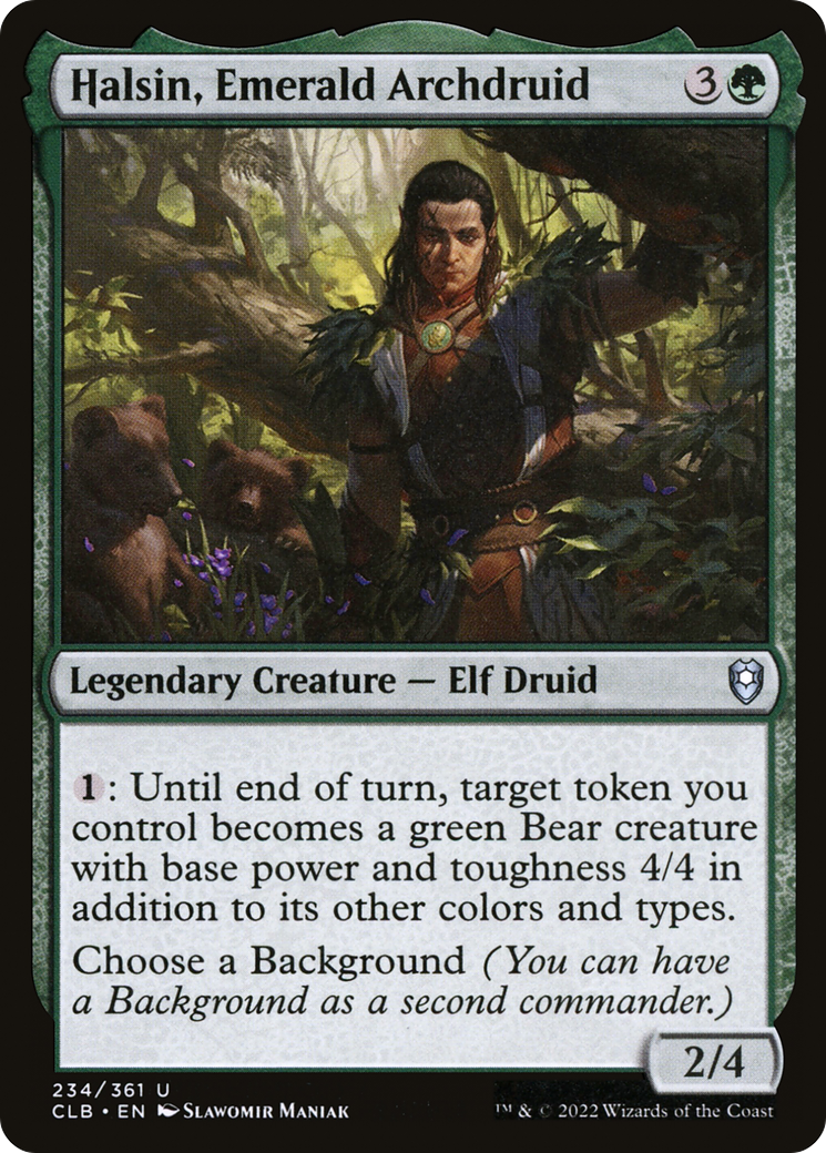 Halsin, Emerald Archdruid [Commander Legends: Battle for Baldur's Gate] Foil