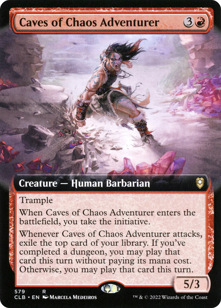 Caves of Chaos Adventurer (Extended Art) - Commander Legends: Battle for Baldur's Gate: (Extended Art)