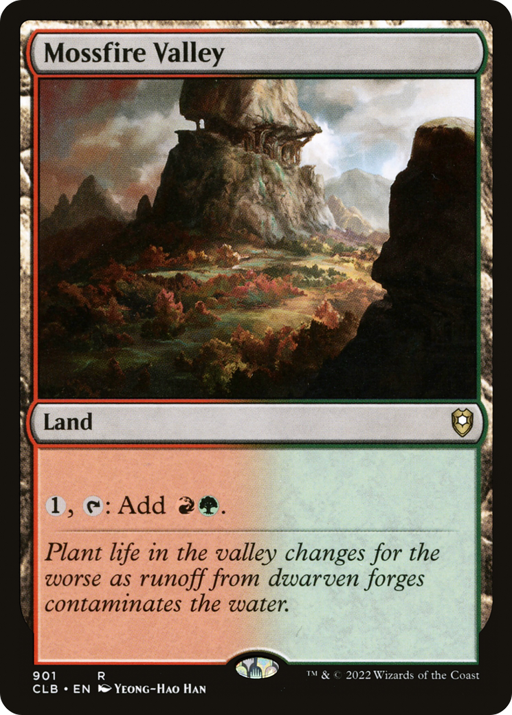 Mossfire Valley - [Commander Legends: Battle for Baldur's Gate]