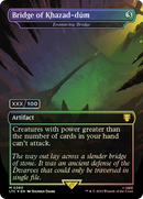Bridge of Khazad-dum - Ensnaring Bridge (Serial Numbered) - Tales of Middle-earth Commander / Bridge of Khazad-dûm (Borderless) Foil