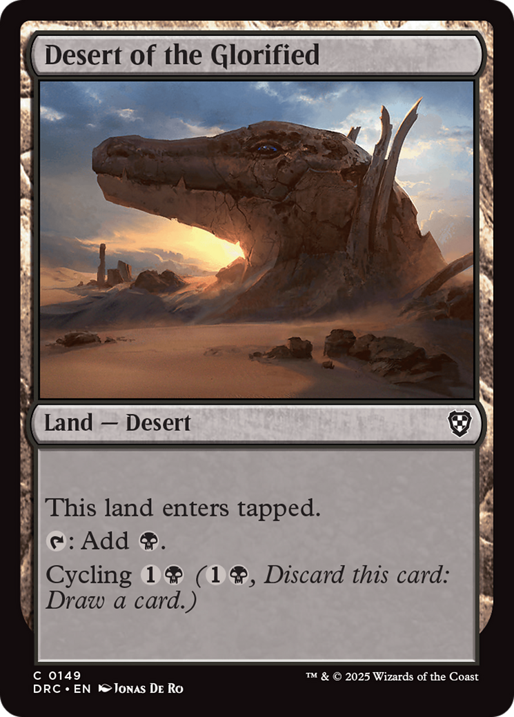 Desert of the Glorified - Commander: Aetherdrift