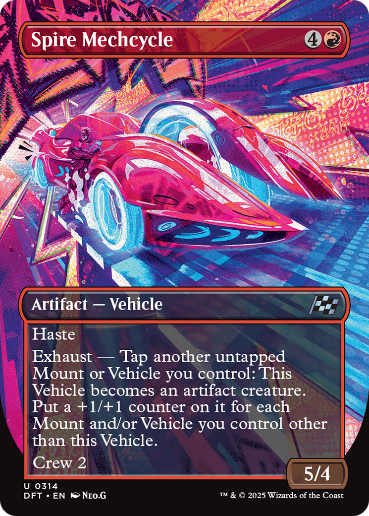 Spire Mechcycle (Borderless) - [Aetherdrift]