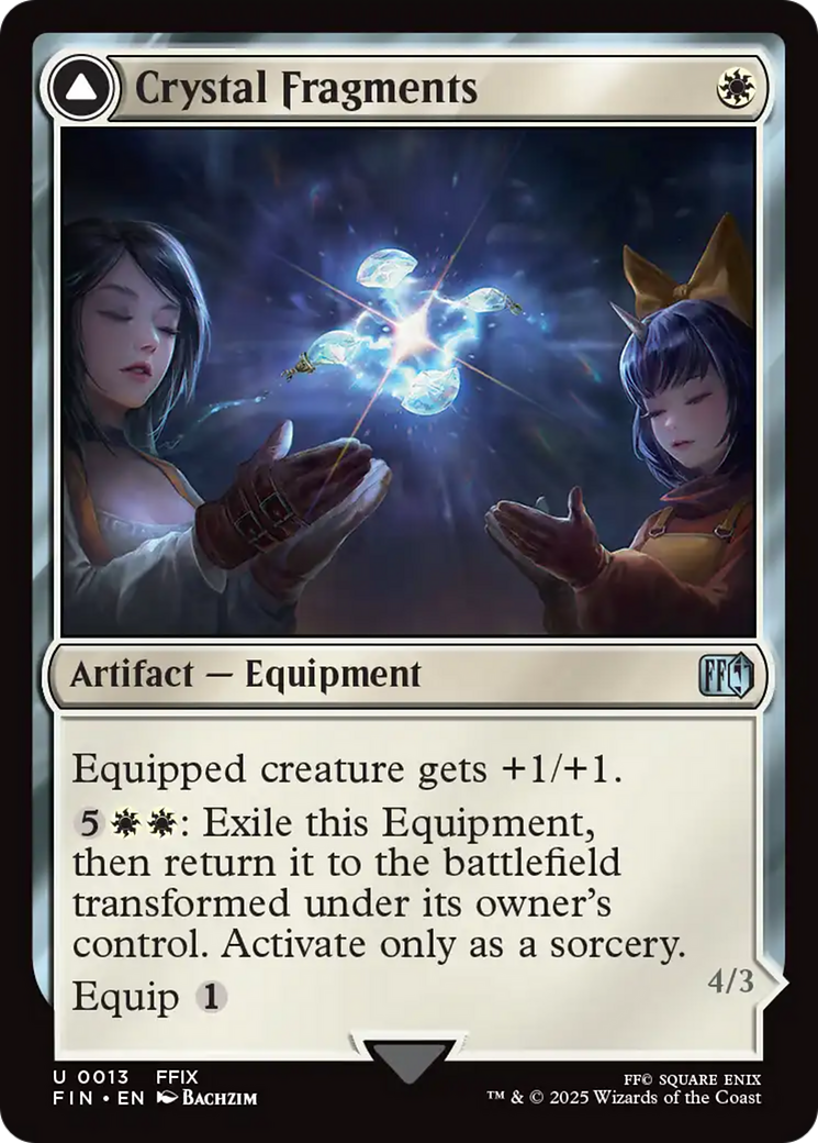 Crystal Fragments: (enchantment) [FINAL FANTASY]