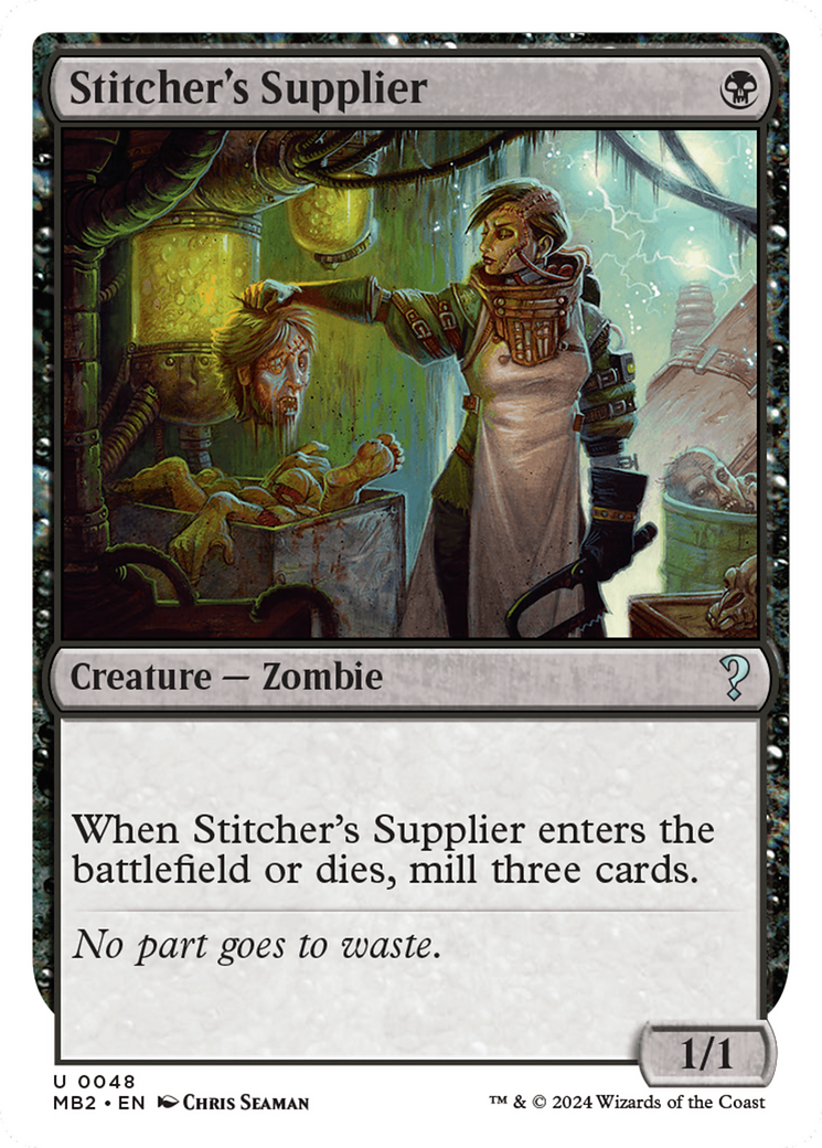 Stitcher's Supplier (White Border) - [Mystery Booster 2]