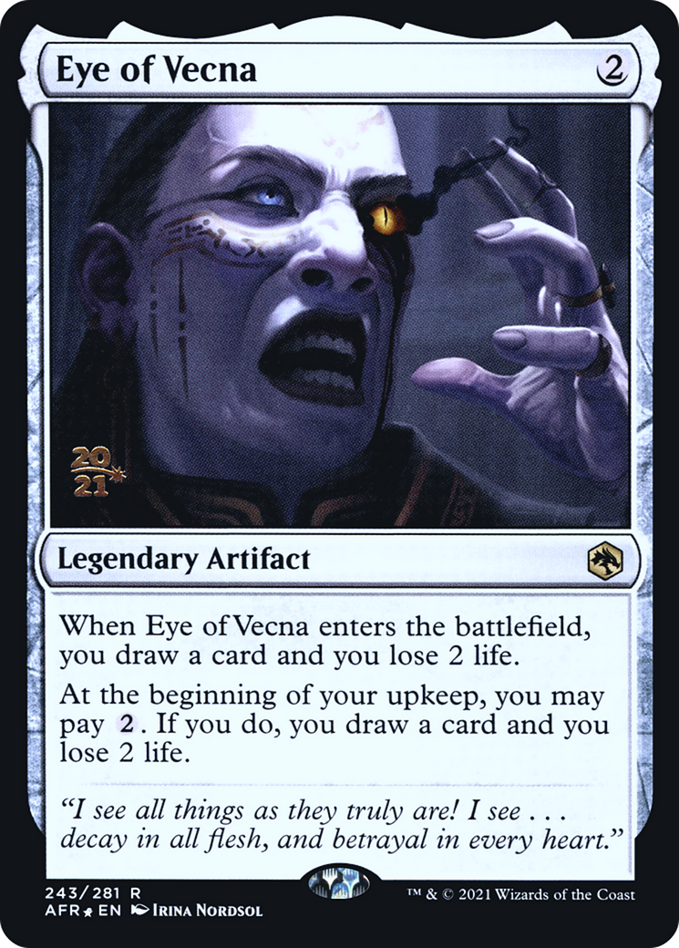 Eye of Vecna [Adventures in the Forgotten Realms Promos] Foil