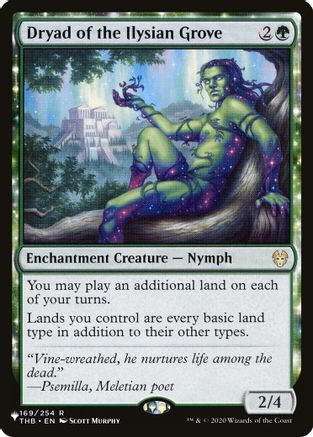 Dryad of the Ilysian Grove: (enchantment) [The List Reprints]
