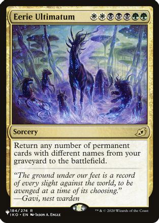 Eerie Ultimatum [The List Reprints]
