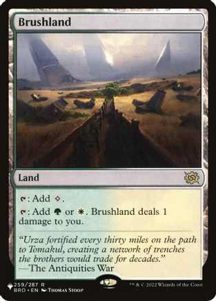 Brushland (BRO) - The List Reprints