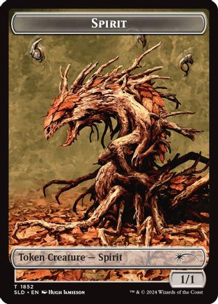 Spirit (SLD) // Shapeshifter (KHM) Double-sided Token [Secret Lair Drop Series]