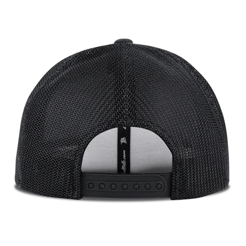 Spanky's Curved Trucket Hat (Charcoal) Branded Bills