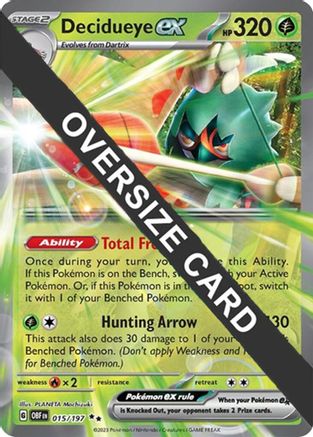 Decidueye ex - 015/197 [Jumbo Cards] - Holofoil