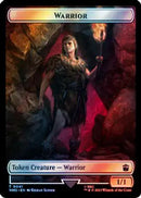 Warrior // Beast (0049) Double-Sided Token (Surge Foil) [Doctor Who Tokens]