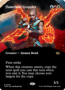 Flamehold Grappler (Borderless): (Showcase) [Tarkir: Dragonstorm]