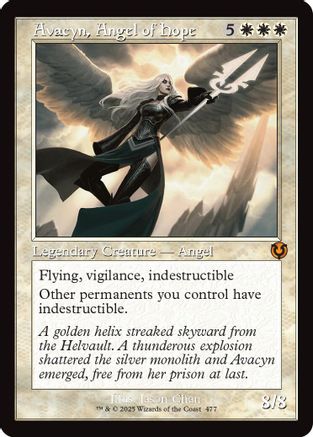 Avacyn, Angel of Hope (Retro Frame) - Innistrad Remastered