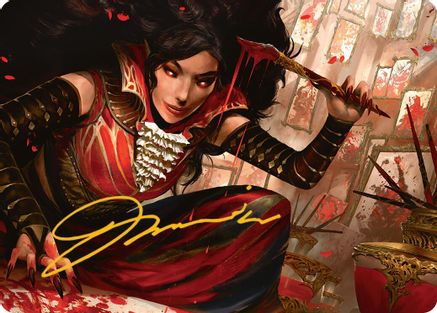 Blood Artist Art Card (Gold-Stamped Signature) - Art Series: Innistrad Remastered