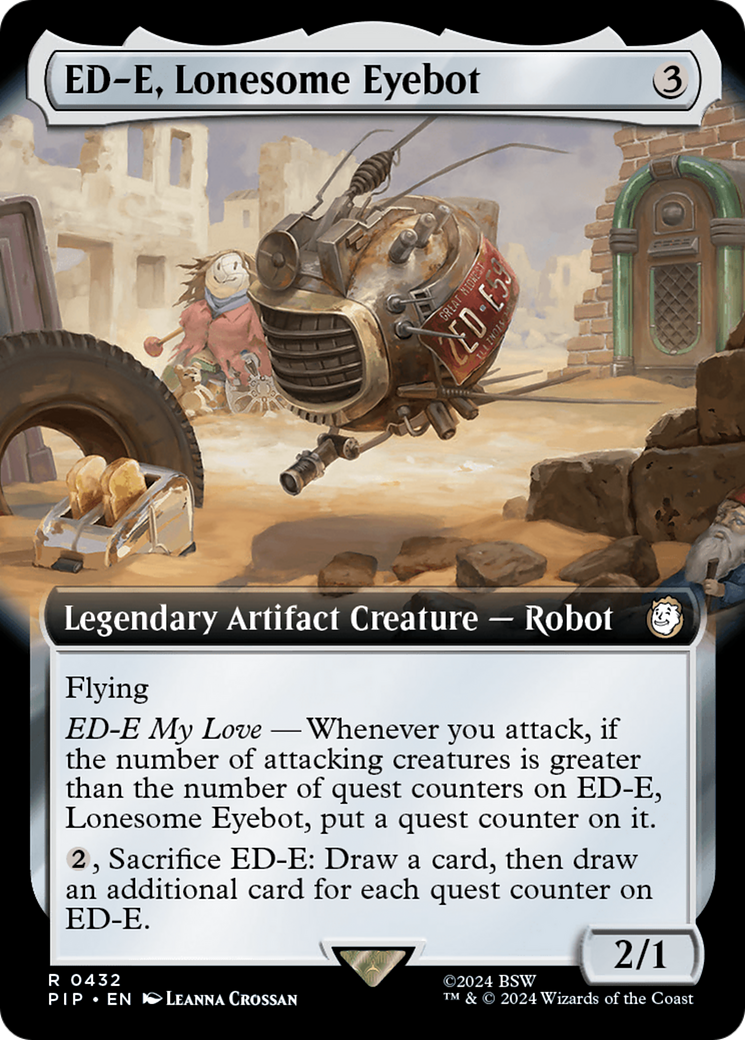 ED-E, Lonesome Eyebot (Extended Art): (Extended Art) [Fallout]