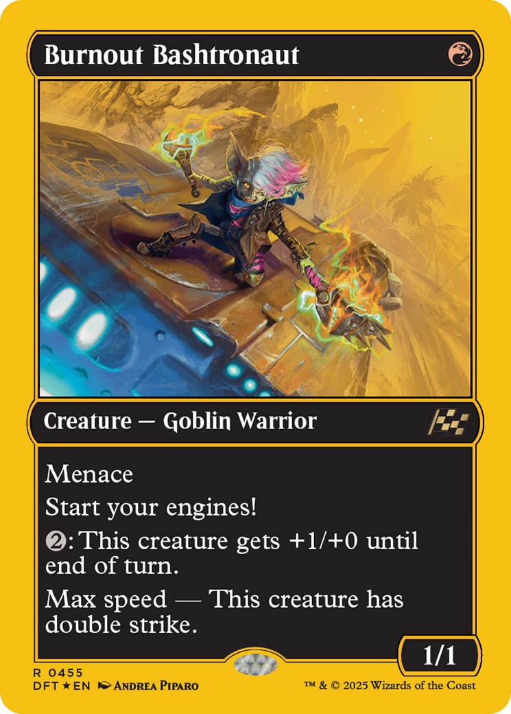 Burnout Bashtronaut (First-Place Foil) - Aetherdrift Foil