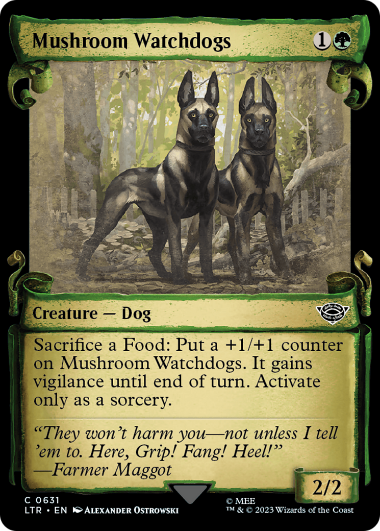 Mushroom Watchdogs (Showcase Scrolls) - [The Lord of the Rings: Tales of Middle-earth]: (Showcase)