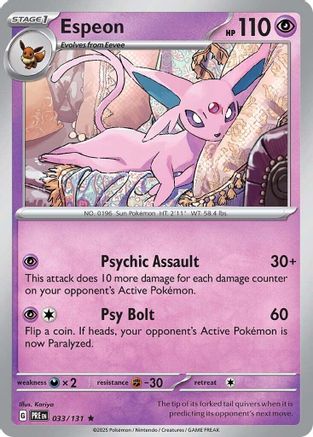 Espeon 033 [SV Prismatic Evolutions]
