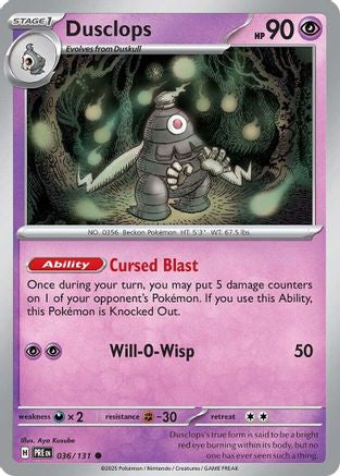 Dusclops 036 [SV Prismatic Evolutions]
