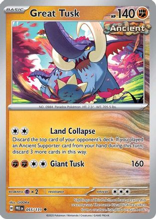 Great Tusk 055 [SV Prismatic Evolutions]