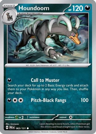 Houndoom 063 [SV Prismatic Evolutions]
