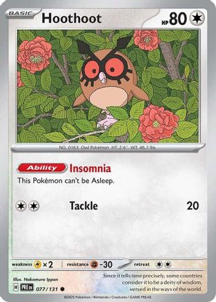 Hoothoot 077 [SV Prismatic Evolutions]