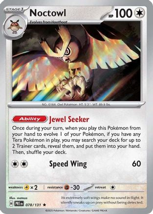 Noctowl 078 [SV Prismatic Evolutions]