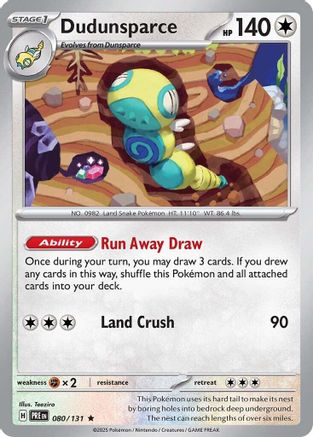 Dudunsparce 080 [SV Prismatic Evolutions]