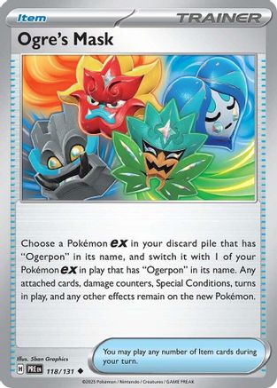 Ogre's Mask 118 [SV Prismatic Evolutions]
