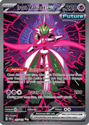 Iron Valiant ex 157 [SV Prismatic Evolutions]  - Holofoil