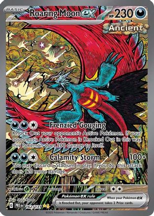 Roaring Moon ex 162 [SV Prismatic Evolutions]  - Holofoil