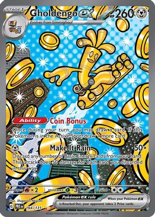Gholdengo ex 164 [SV Prismatic Evolutions]  - Holofoil
