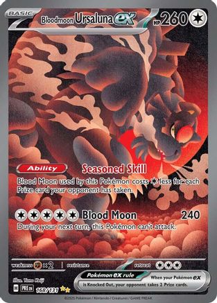 Bloodmoon Ursaluna ex 168 [SV Prismatic Evolutions]  - Holofoil