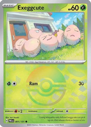 Exeggcute - 1/131 (Poke Ball Pattern) [SV Prismatic Evolutions] - Holofoil