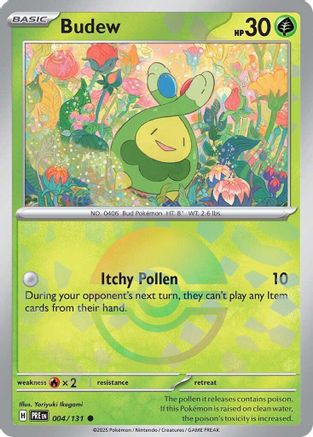 Budew (Poke Ball Pattern) 004 [SV Prismatic Evolutions]  - Holofoil