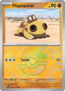 Hippopotas (Poke Ball Pattern) 052 [SV Prismatic Evolutions]  - Holofoil