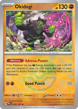 Okidogi (057/131) (Poke Ball Pattern) [Scarlet & Violet: Prismatic Evolutions]