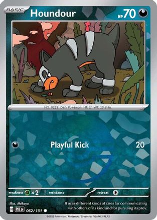 Houndour (Poke Ball Pattern) 062 [SV Prismatic Evolutions]  - Holofoil