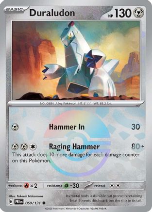 Duraludon (Poke Ball Pattern) 069 [SV Prismatic Evolutions]  - Holofoil