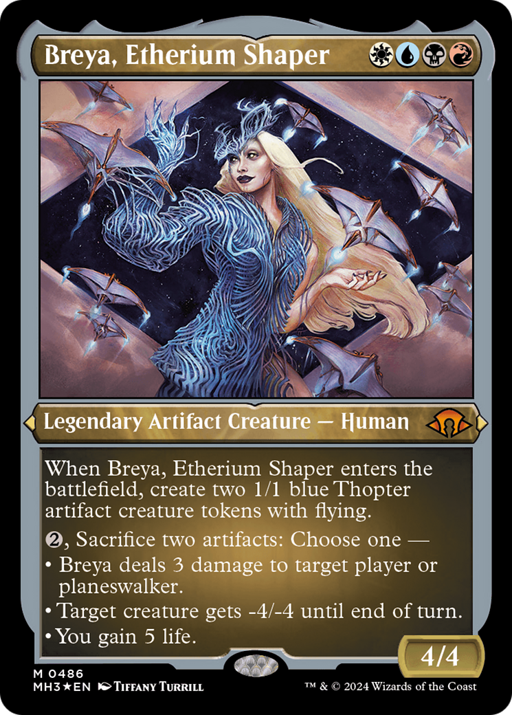 Breya, Etherium Shaper (Foil Etched) - Modern Horizons 3 Foil