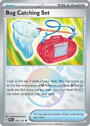 Bug Catching Set (Poke Ball Pattern) 102 [SV Prismatic Evolutions]  - Holofoil