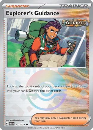 Explorer's Guidance (Poke Ball Pattern) 107 [SV Prismatic Evolutions]  - Holofoil
