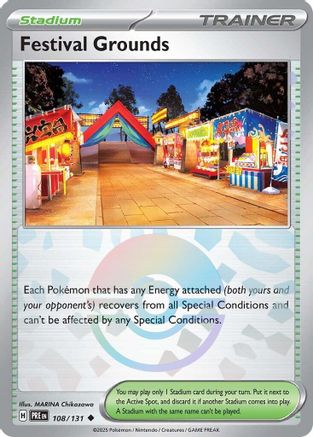 Festival Grounds (Poke Ball Pattern) 108 [SV Prismatic Evolutions]  - Holofoil