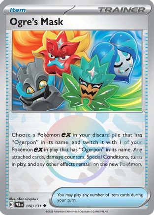 Ogre's Mask (Poke Ball Pattern) 118 [SV Prismatic Evolutions]  - Holofoil