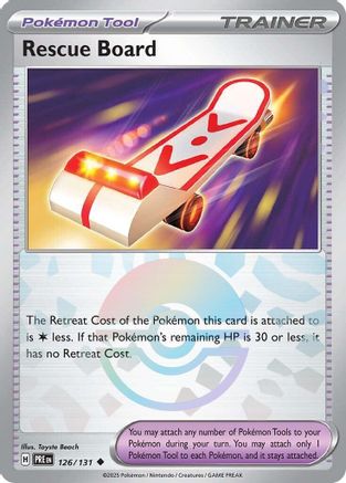 Rescue Board (Poke Ball Pattern) 126 [SV Prismatic Evolutions]  - Holofoil